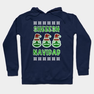 Christmas King Julio Frog Sheesh Feliz Navidad Hoodie